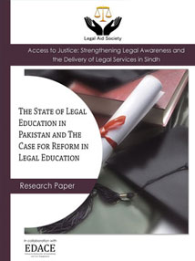 The State of Legal Education in Pakistan